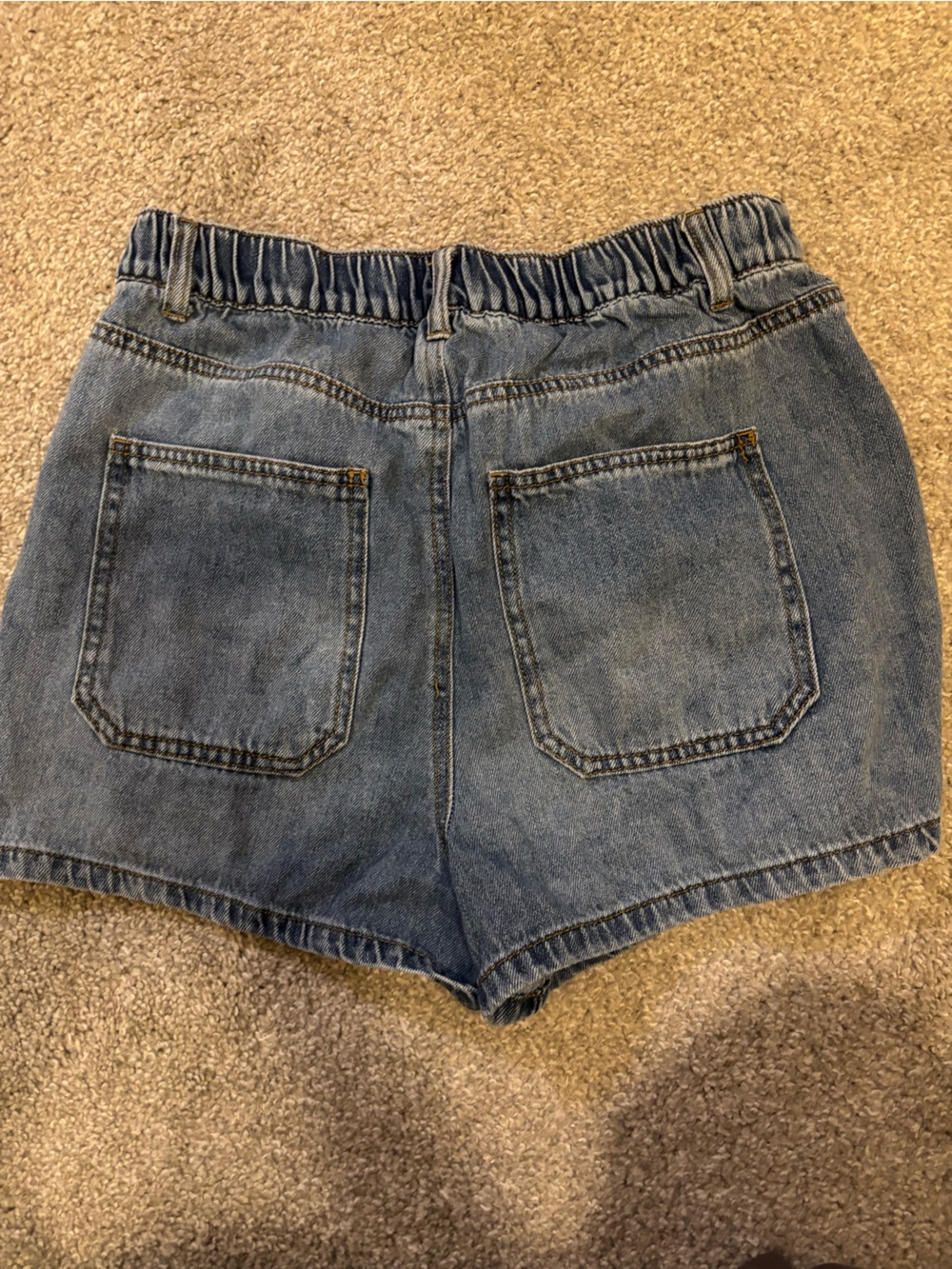 Kensie Blue Denim High-Waist Shorts